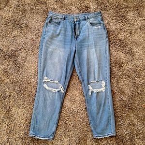 American eagle mom jeans size 16